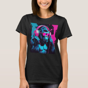 Banksy BANKSY DJ Monkey Thinker T Shirt