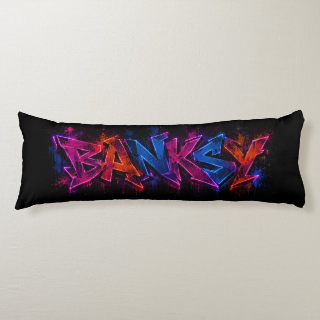 Banksy konst Graffiti Kroppskudde (Framsidan)