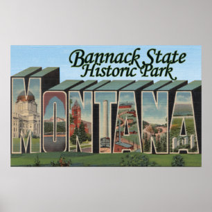 Bannack State Park, Montana Poster