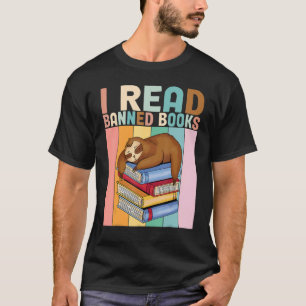 Bannad Bokar-bokmask I Läs förbjuden Bokar T Shirt