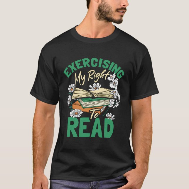 Bannad Bokar Reader T Shirt (Framsida)