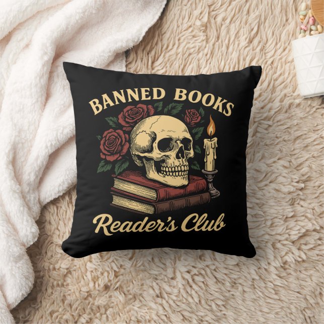Bannad Bokar Readers Klubb Kudde (Filt)