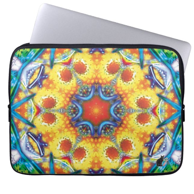 BannaPuddin Kaleidoscope Laptop sleeve (Framsidan)