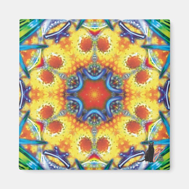 Bannapuddin Kaleidoscope Magnet (Framsidan)