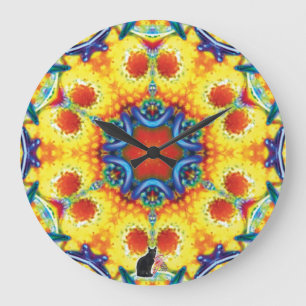 BannaPuddin Kaleidoscope Stor Klocka