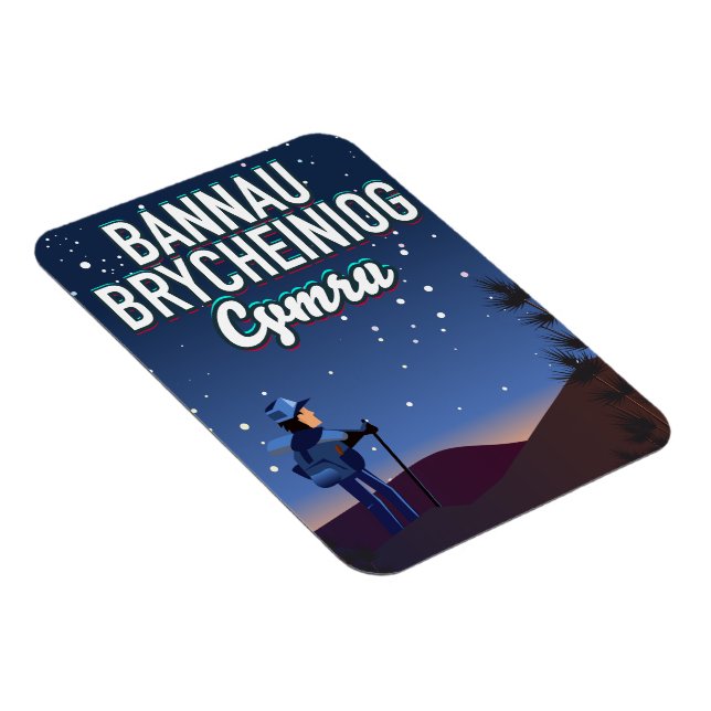 Bannau Brycheiniog Wales Magnet (Högersidan)