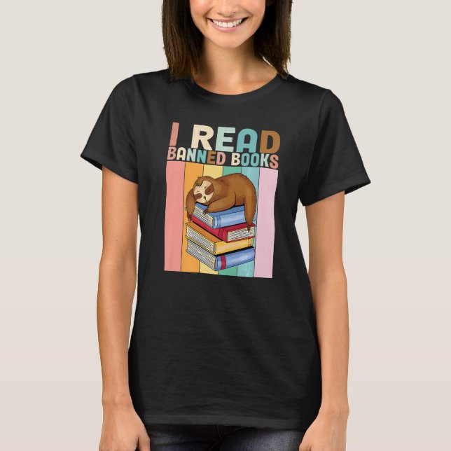 Banned Books Bookworm I Read Banned Books   T Shirt (Framsida)