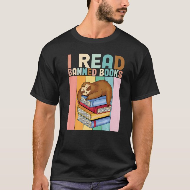 Banned Books Bookworm I Read Banned Books   T Shirt (Framsida)