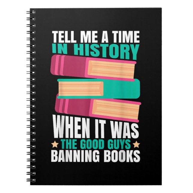 Banned Books Quote  Anteckningsbok (Framsidan)