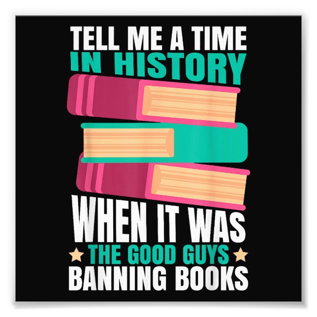 Banned Books Quote Fototryck (Framsidan)