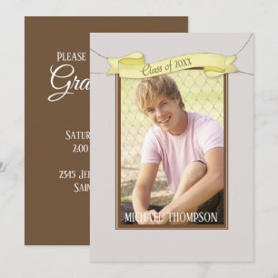 Banner 5" x 7", Examen Inbjudan
