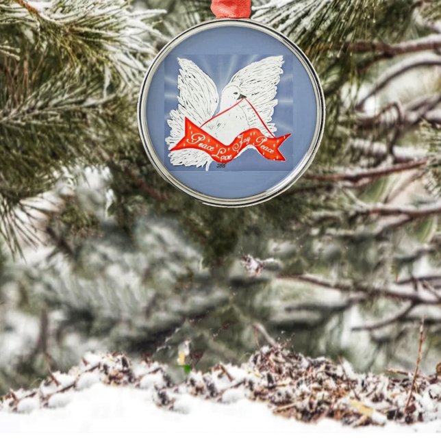 Banner Duva Julgransprydnad Metall (This Banner Dove Metal Ornament, makes a lovely keepsake ornament!)