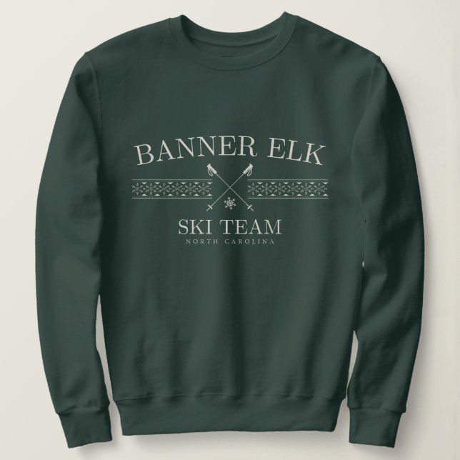 Banner Elk Ski Team, North Carolina T Shirt (Design framsida)