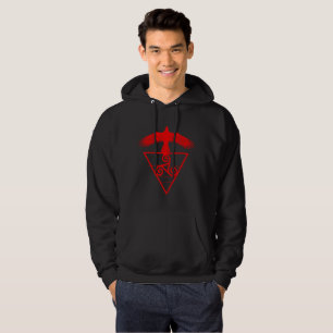 Banner för den marriganska svarta Hoddie Hoodie
