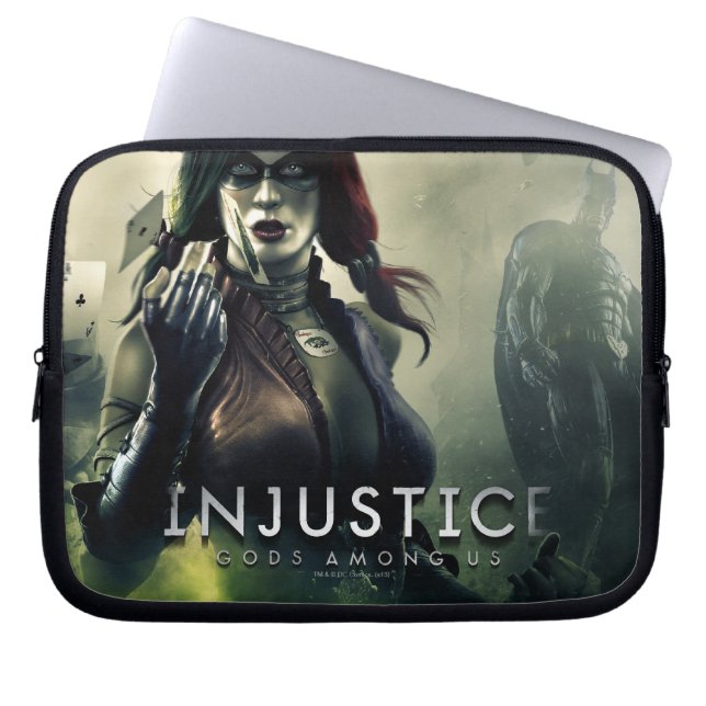 Banner: Grundy, Harley, Batman Laptop Sleeve (Framsidan)
