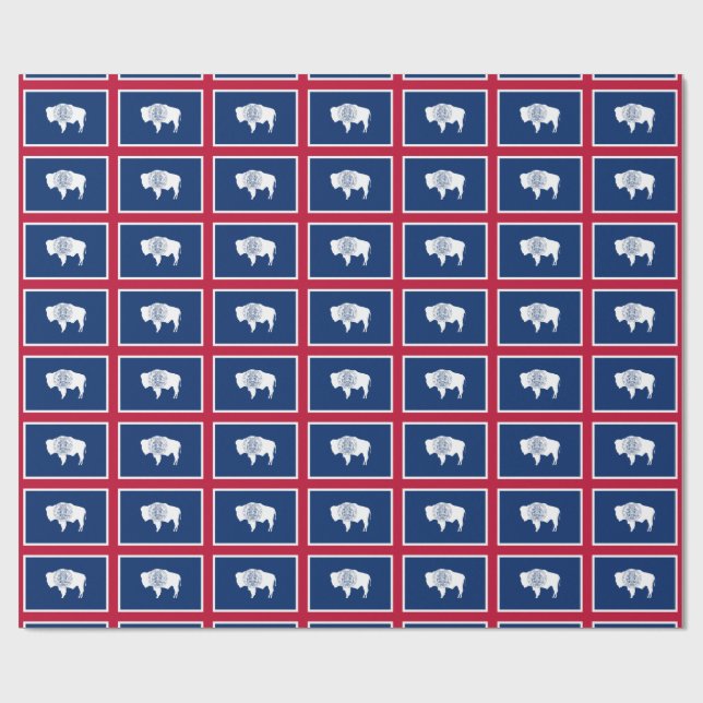 Banner Mönster i Wyoming Presentpapper (Platt)