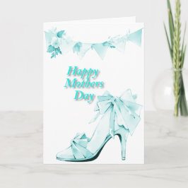 Banner och Shoe i Teal Kort