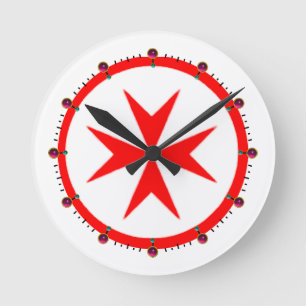 Banner of the Navy Tuscany Medici Rund Klocka