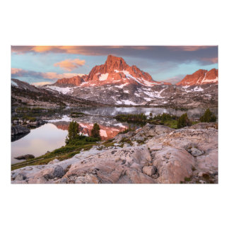 Banner Peak and Thousand Island Lake Fototryck