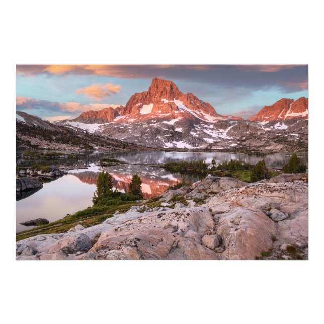 Banner Peak and Thousand Island Lake Fototryck (Framsidan)