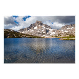 Banner Peak och Thousand Island Lake Fototryck