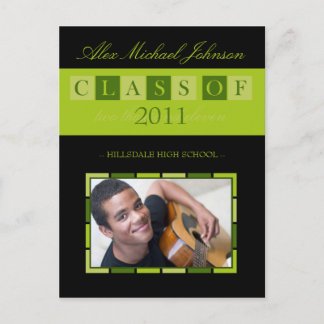 Banner Studenten annons Postcard (kalk) Inbjudan Vykort