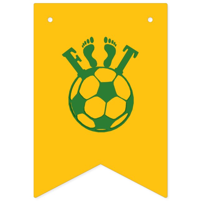 bannière à fanions Footprints of Glory – World Cup Vimplar (Första flaggan)