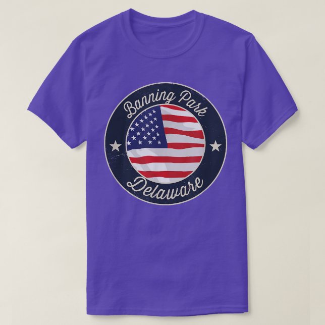 Banning Park - Patriotic Delaware Souvenir T-Shirt (Design framsida)