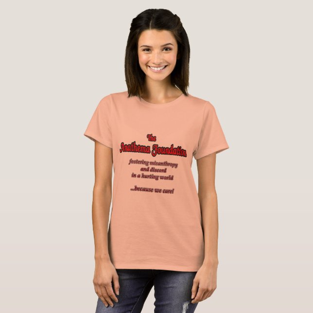 bannlysningfundamentet t-shirt (Hel framsida)