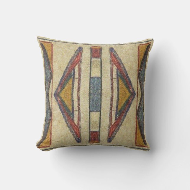 BannockParfleche design 1901 Kudde (Framsida)