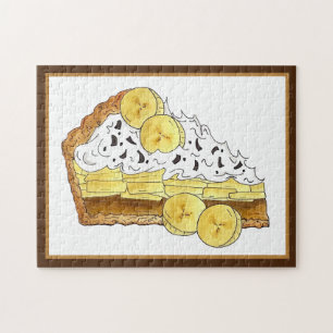 Banoffee Banana Toffee Paj Slice UK Pussel