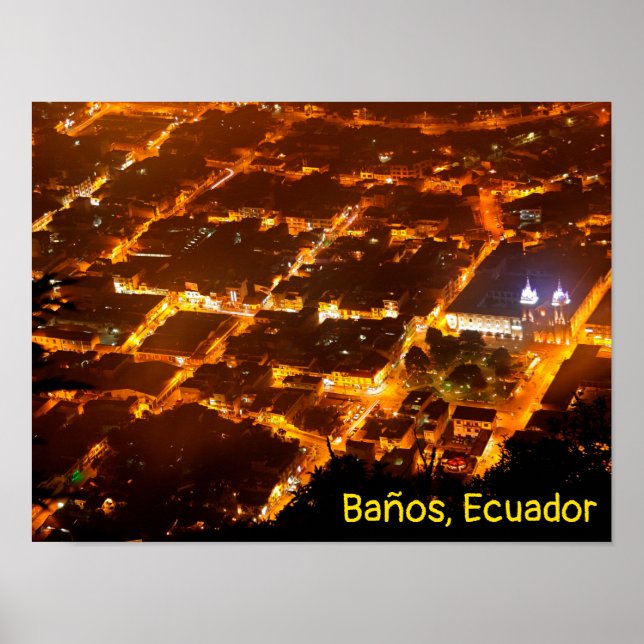 Banos, Ecuador Poster (Framsidan)