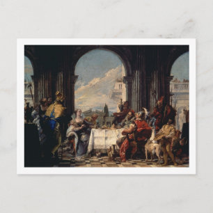 Banquet of Anthony and Cleopatra, c.1744 (oil) Vykort