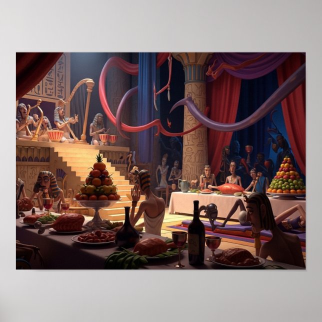 Banquet of the Pharaohs Poster (Framsidan)