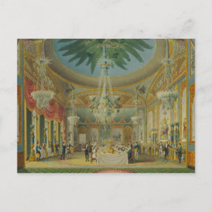 Banqueting Room, från "Views of Royal Pavilion" Vykort