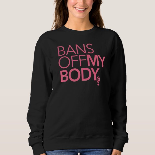 Bans Off My Body Blush Rose T Shirt (Framsida)