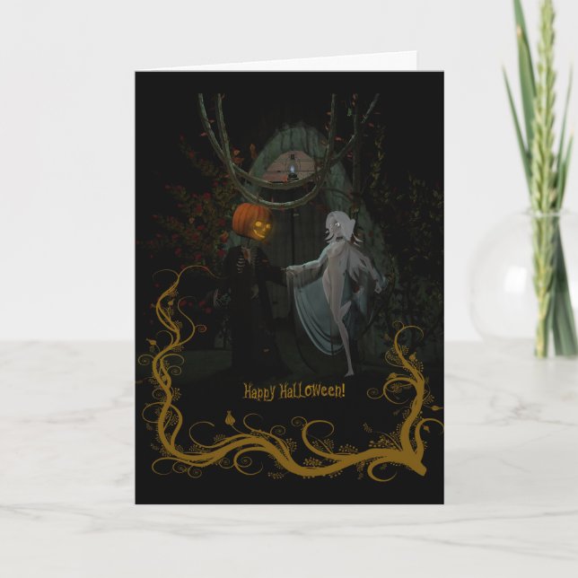 Banshee and Pumpkin Head Kort (Framsida)