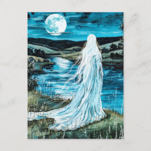Banshee Celtic Wailing Spirit of Death Vykort