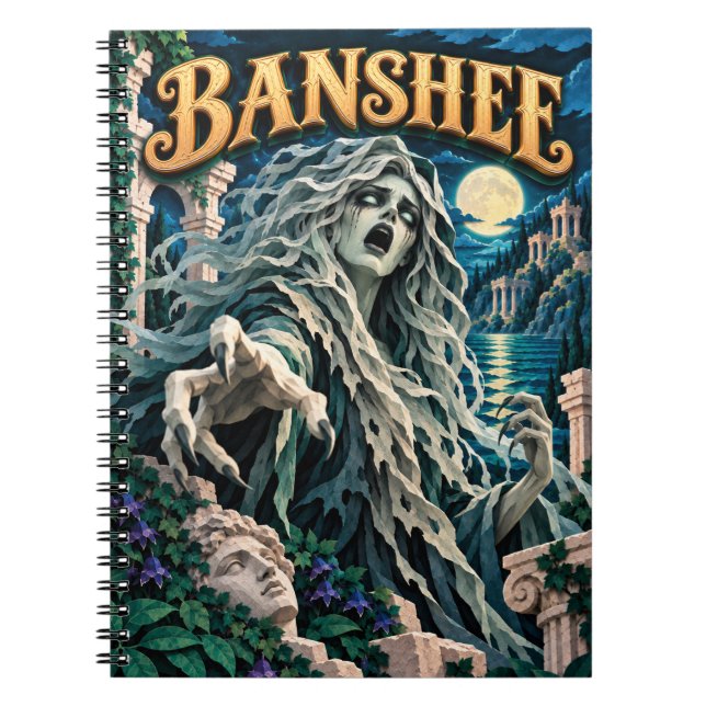 Banshee, Pappersklippsmonster Anteckningsbok (Framsidan)