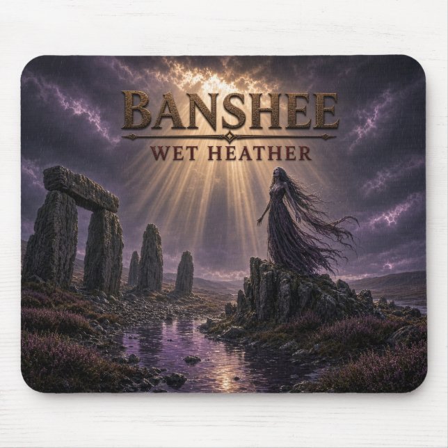 Banshee Våt ljung Mörk realism Musmatta (Framsidan)