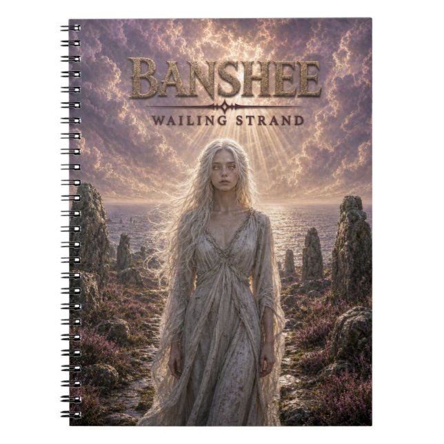 Banshee Wailing Strand Dark Cinema Anteckningsbok (Framsidan)