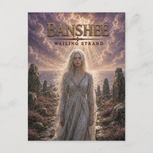 Banshee Wailing Strand Dark Cinema Vykort