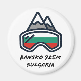 Bansko Ski Snowboard Resort Magnet