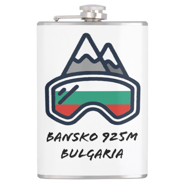 Bansko Ski Snowboard Resort Mugg Fickplunta (Framsidan)