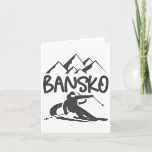 Bansko Skiing Snowboarding Bulgaria Resort Distres Kort