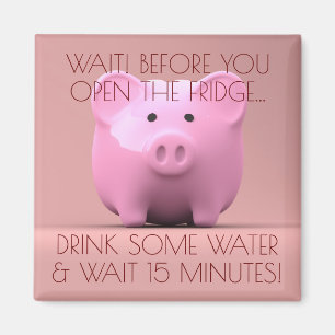 Banta rådgivningen från en gris! Motivational Magnet