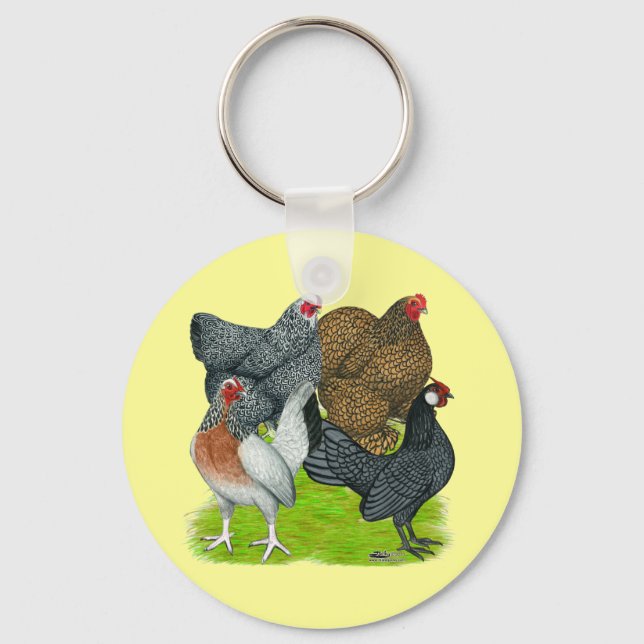 Bantam Hen-kvartetten Nyckelring (Framsida)