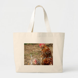 Bantam Hen och Tupp Jumbo Tygkasse
