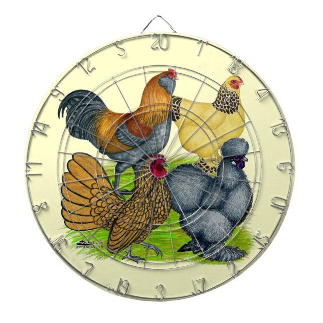 Bantam-kvartetten Darttavla (Framsidan)