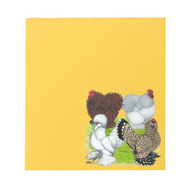 Bantams Feather Legged Anteckningsblock (Framsida)